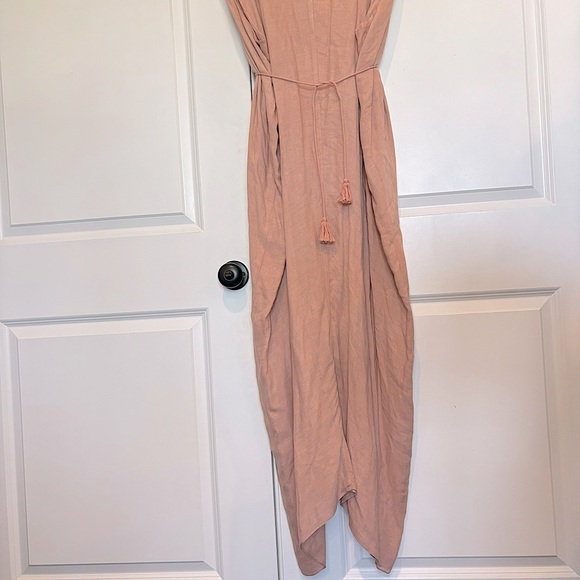 HATCH Plage Lina Neema Caftan Wool Blend Maxi Dress Mauve Pink O/S - Picture 8 of 11